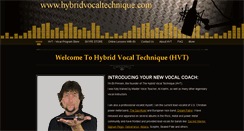 Desktop Screenshot of hybridvocaltechnique.com